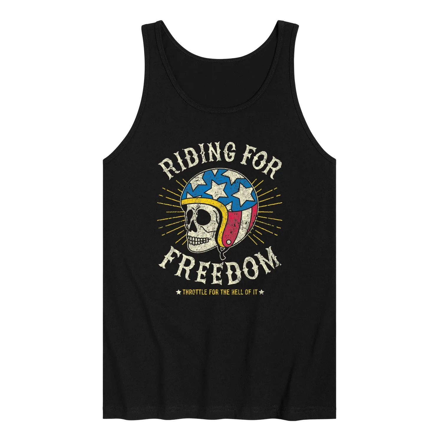 Instant Message - Riding For Freedom - Men's Sleeveless Graphic Tank sold by Zulily