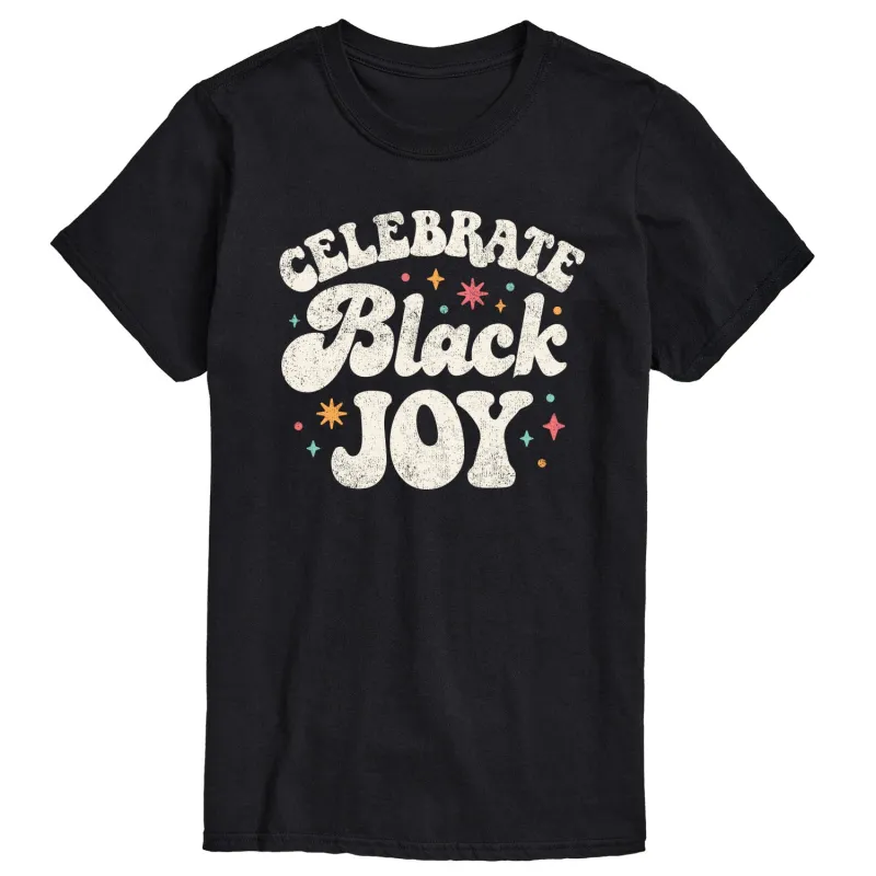 Instant Message - Celebrate Black Joy - Men's Short Sleeve Graphic T-Shirt sold by Zulily