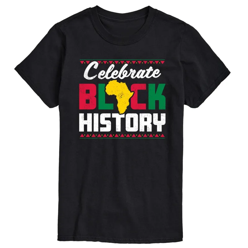 Instant Message - Celebrate Black History Month - Men's Short Sleeve Graphic T-Shirt made by Zulily