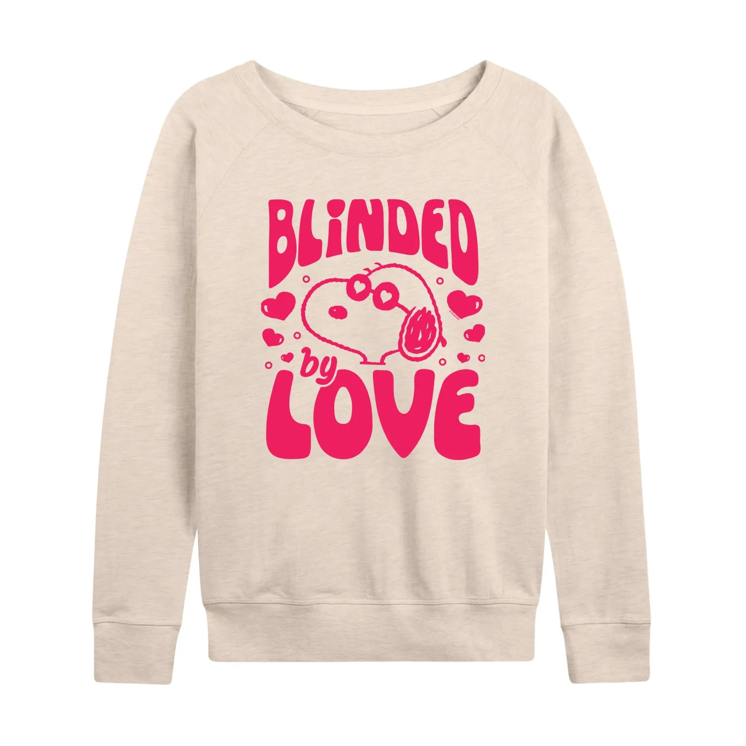 Peanuts - Cool Joe Blinded By Love - Women's French Terry Long Sleeve Pullover sold by Zulily