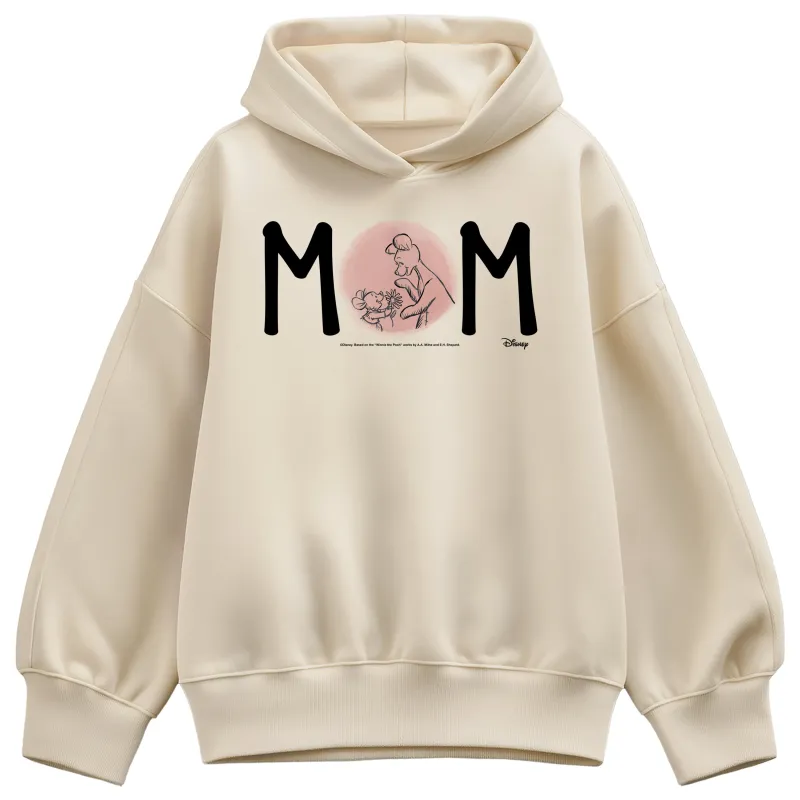 Winnie the Pooh - Mom With Kanga and Roo - Women's Oversized Fleece Hoodie Sweatshirt made by Zulily