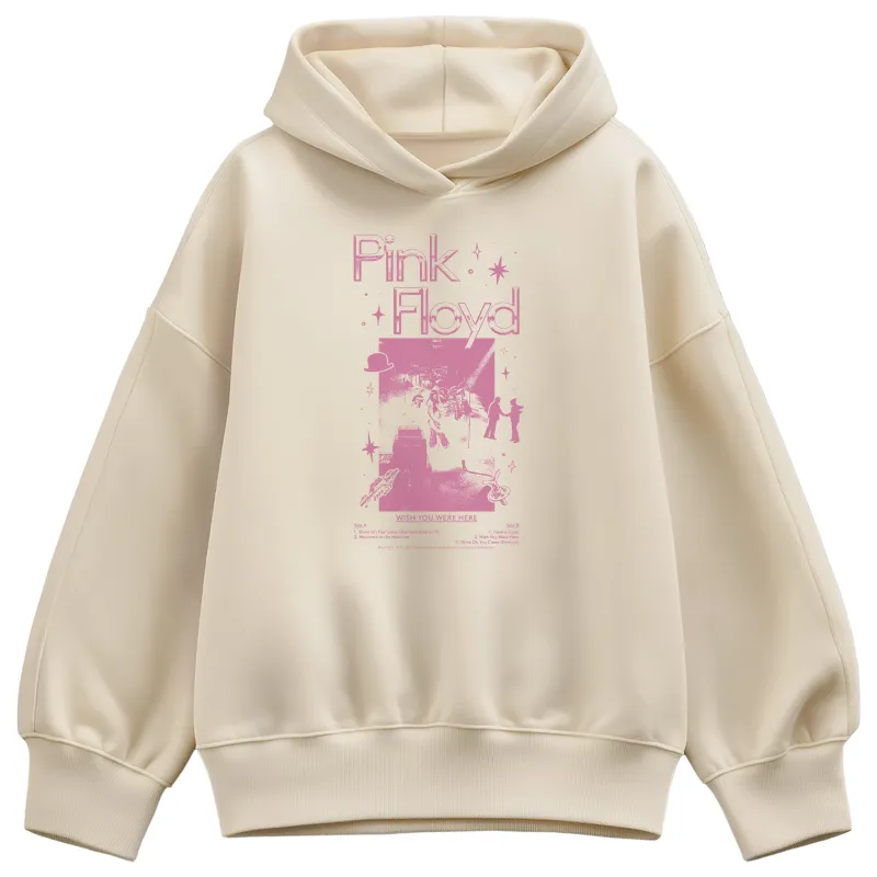 Pink Floyd - Pink Floyd Live WYWH - Ladies Oversized Fleece Hoodie Sweatshirt made by Pink Floyd