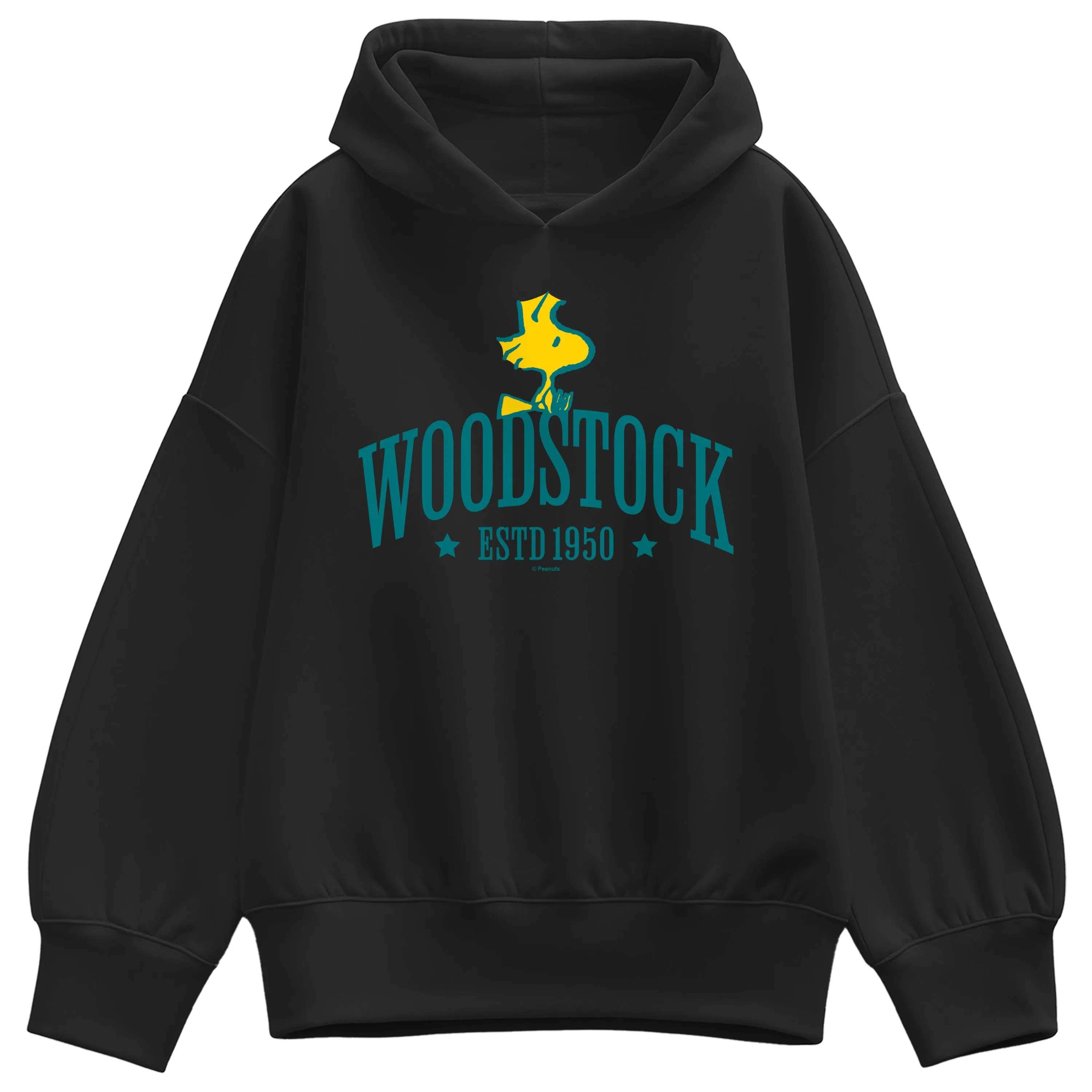 Peanuts - Woodstock Collegiate - Women's Oversized Fleece Hoodie Sweatshirt sold by Zulily product image thumbnail 3