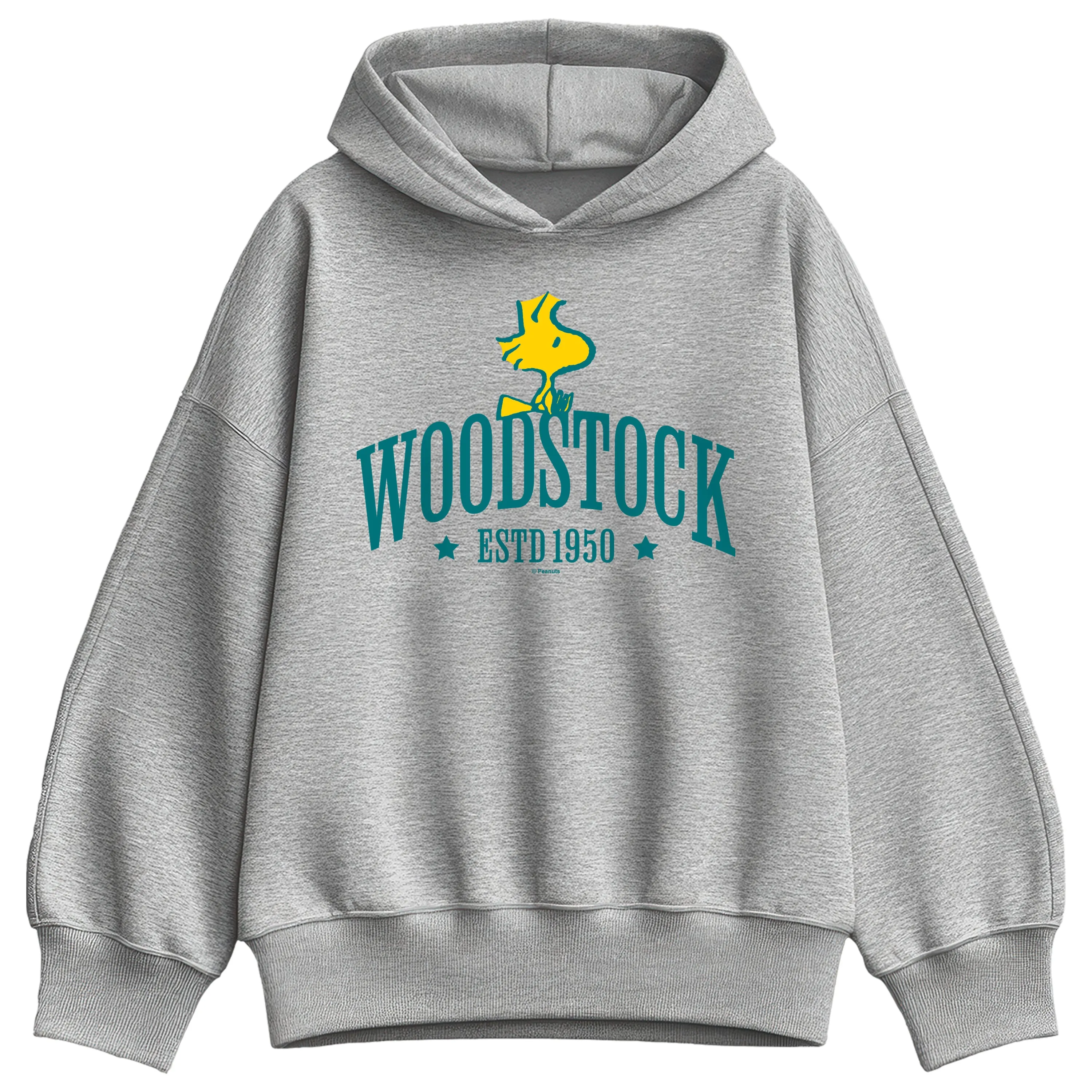 Peanuts - Woodstock Collegiate - Women's Oversized Fleece Hoodie Sweatshirt sold by Zulily product image thumbnail 2