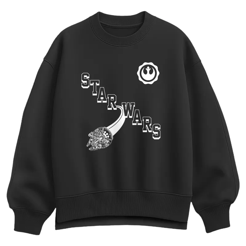 Star Wars - Collegiate Icons - Women's Oversized Fleece Crew Sweatshirt made by Star Wars