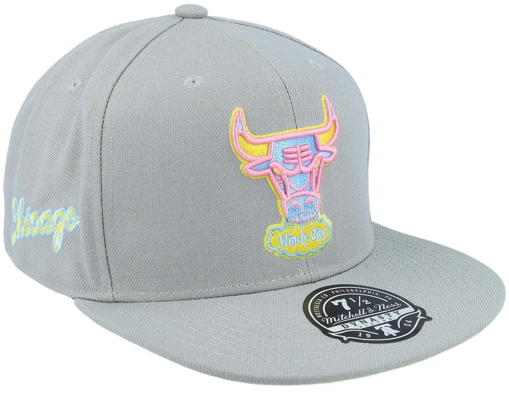 Men's Mitchell & Ness NBA Til Dawn Fitted Hwc Bulls sold by Zulily