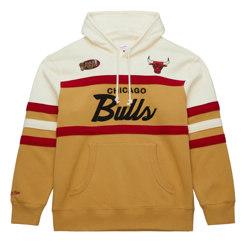 Men's Mitchell & Ness NBA Head Coach Hoodie Bulls made by Mitchell & Ness