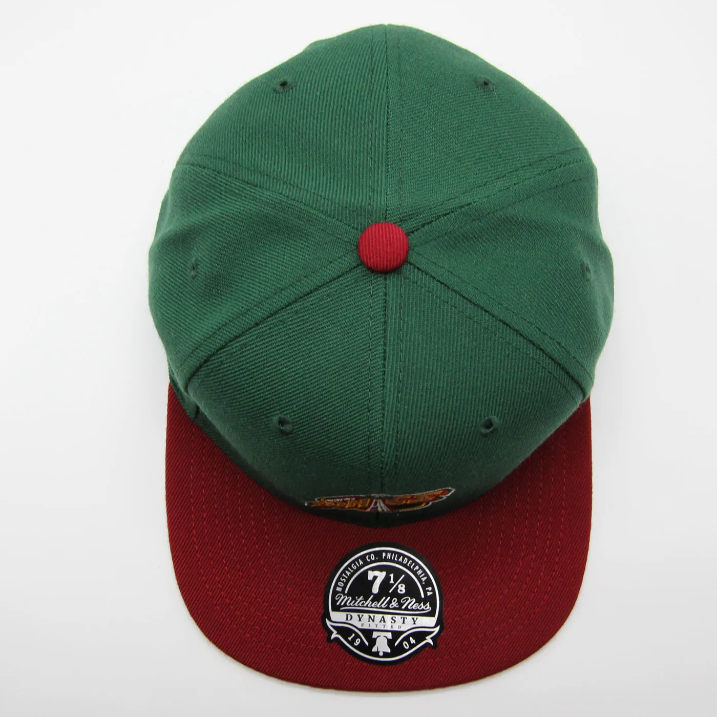 Men's Mitchell & Ness NBA Team 2 Tone 2.0 Fitted Hwc Supersonics sold by Zulily product image thumbnail 4