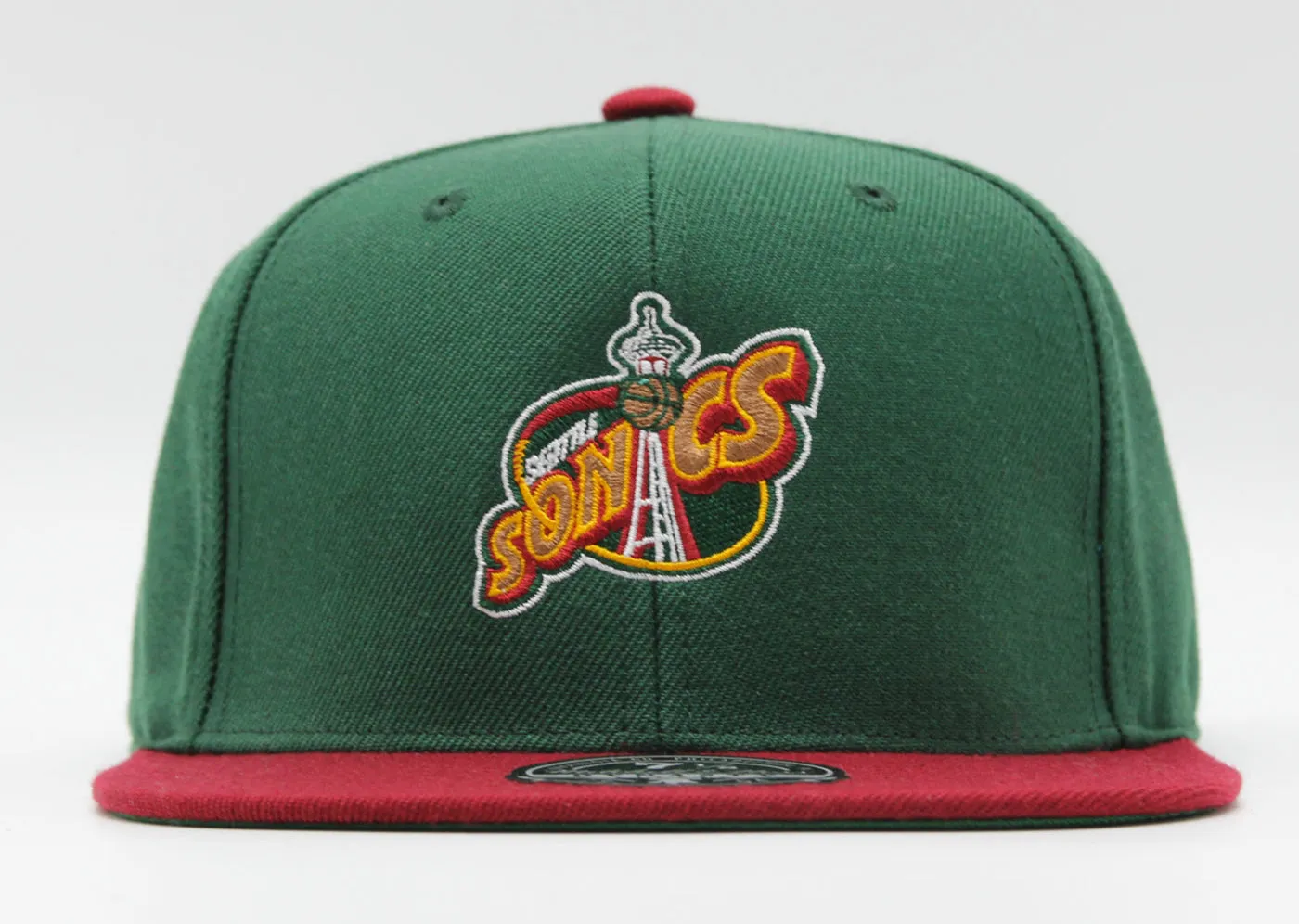 Men's Mitchell & Ness NBA Team 2 Tone 2.0 Fitted Hwc Supersonics sold by Zulily product image thumbnail 2