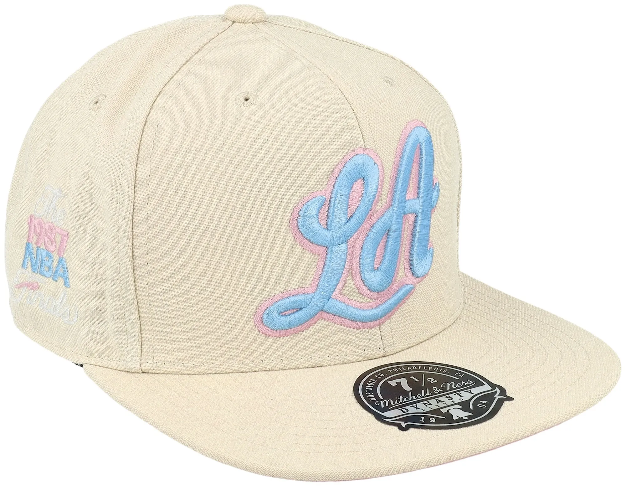 Men's Mitchell & Ness NBA Cake Pop Fitted Hwc Lakers - Off White sold by Zulily product image thumbnail 2