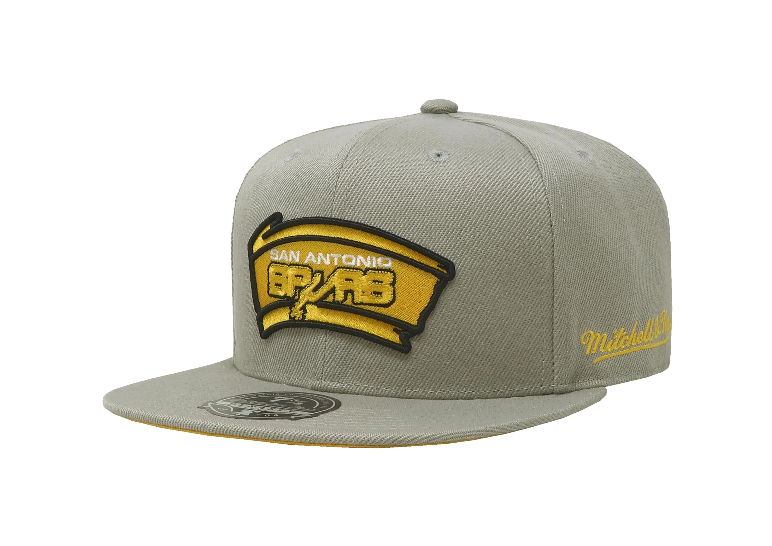 Men's Mitchell & Ness NBA Sunny Gray Fitted Hwc Spurs sold by Zulily product image thumbnail 2