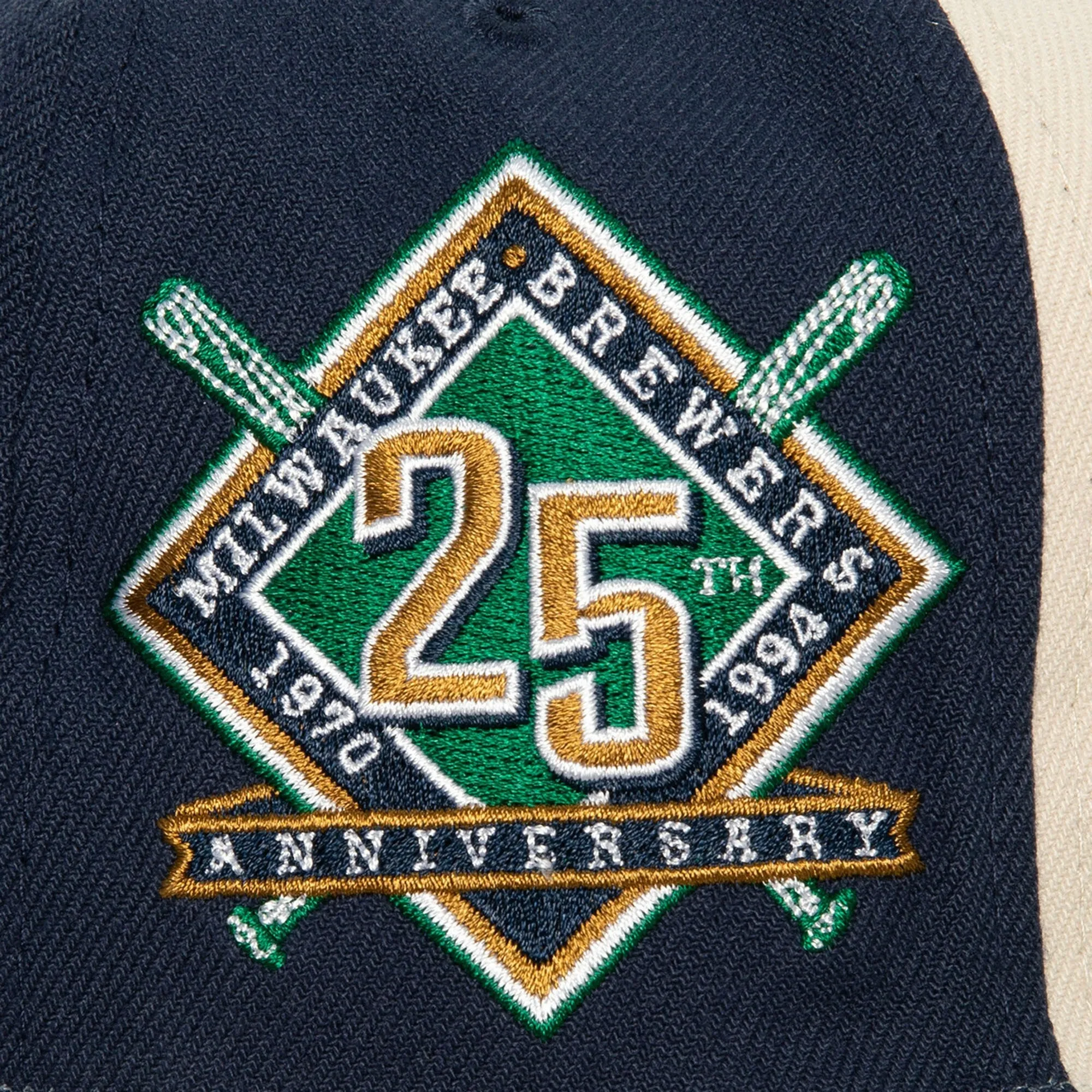 Men's Mitchell & Ness MLB Homefield Fitted Coop Brewers sold by Zulily product image thumbnail 3