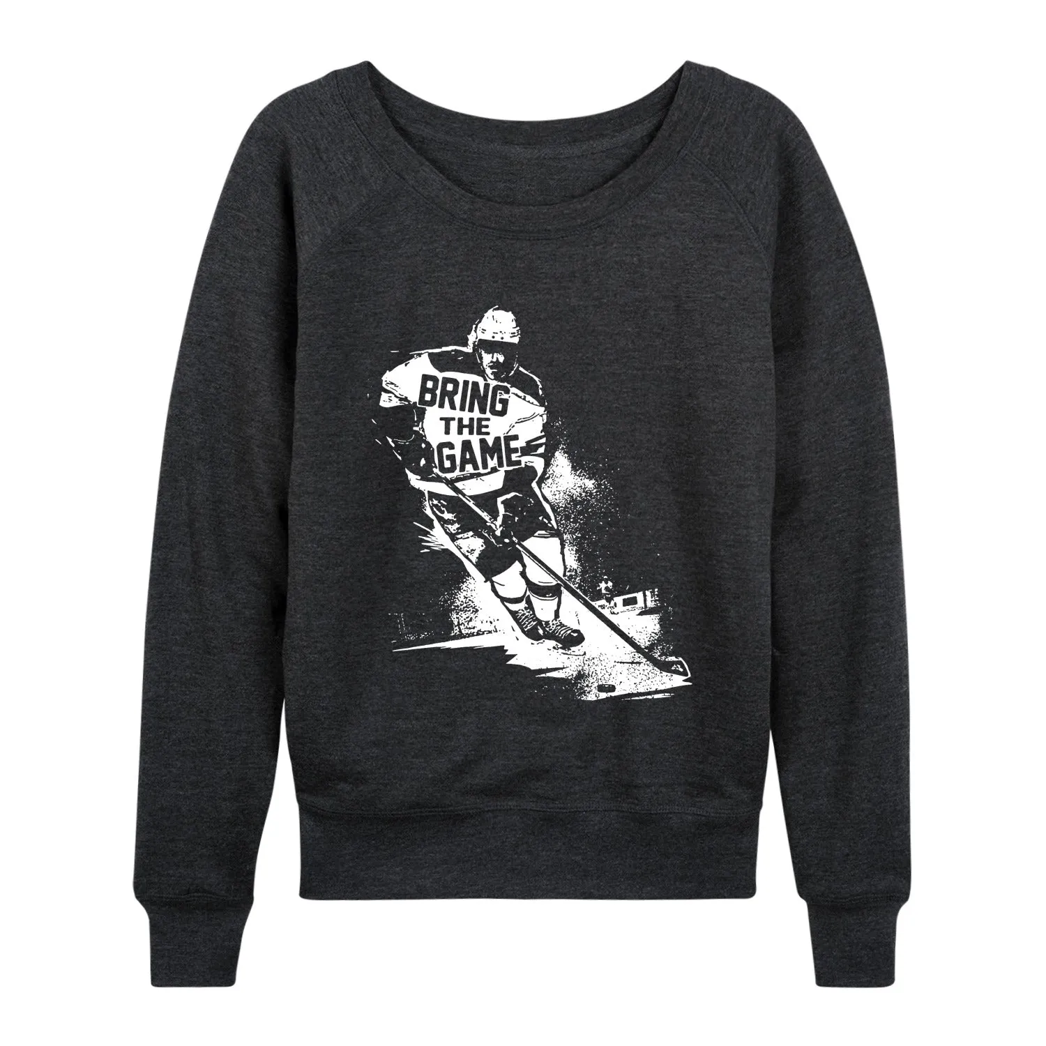 Instant Message - Bring The Game - Women's French Terry Long Sleeve Pullover sold by Zulily product image thumbnail 2