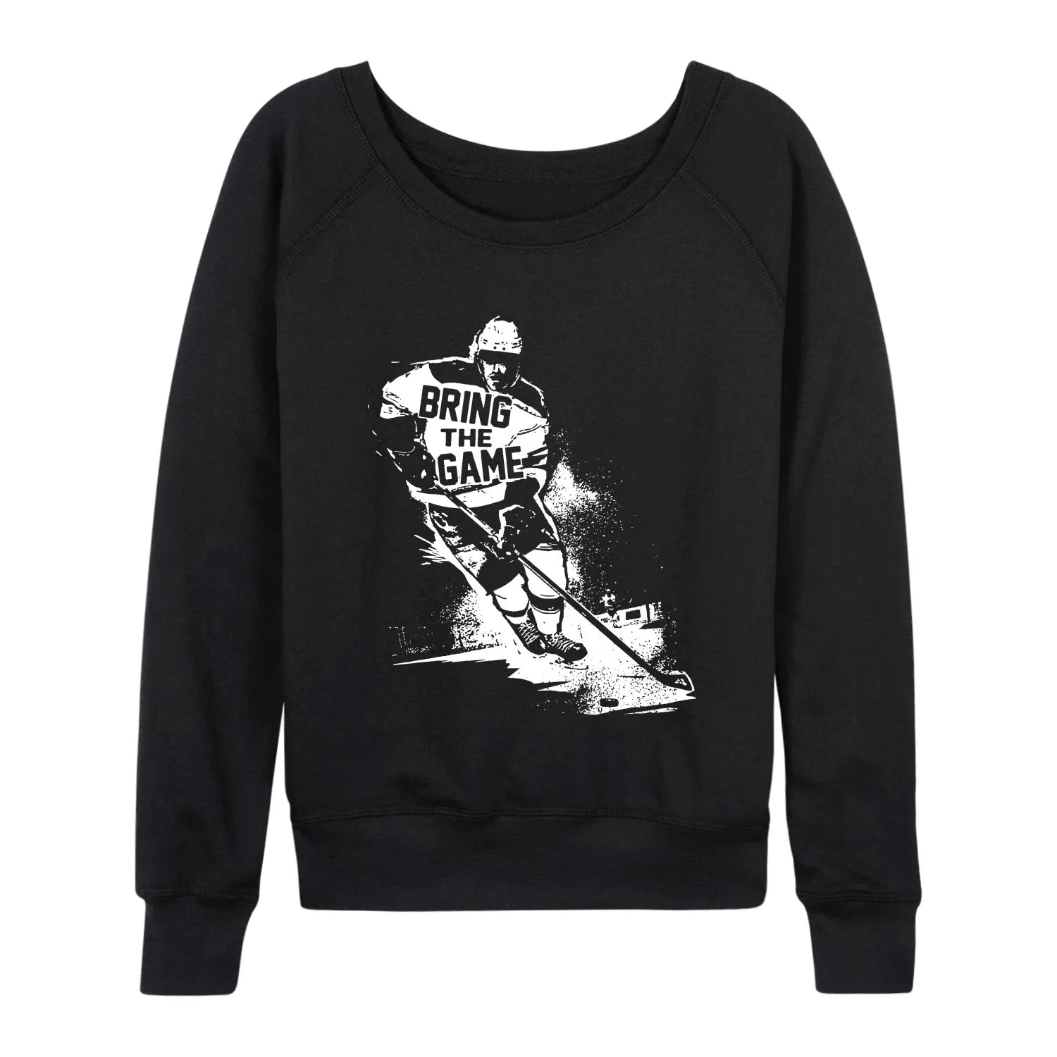 Instant Message - Bring The Game - Women's French Terry Long Sleeve Pullover sold by Zulily product image thumbnail 4