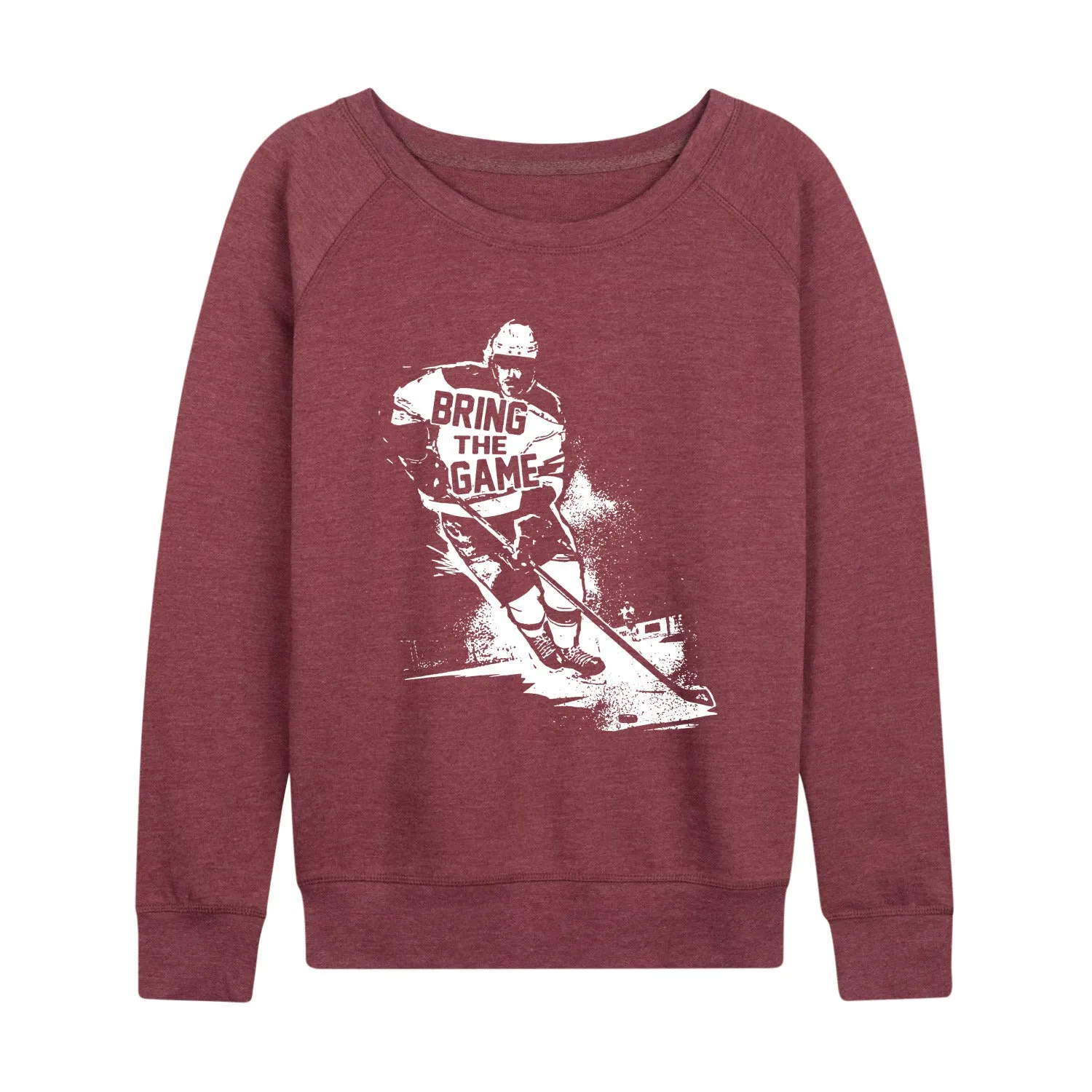 Instant Message - Bring The Game - Women's French Terry Long Sleeve Pullover sold by Zulily
