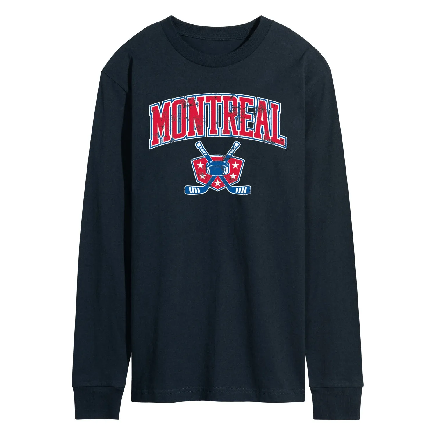 Instant Message - Montreal Hockey - Men's Long Sleeve Graphic T-Shirt sold by Zulily product image thumbnail 3