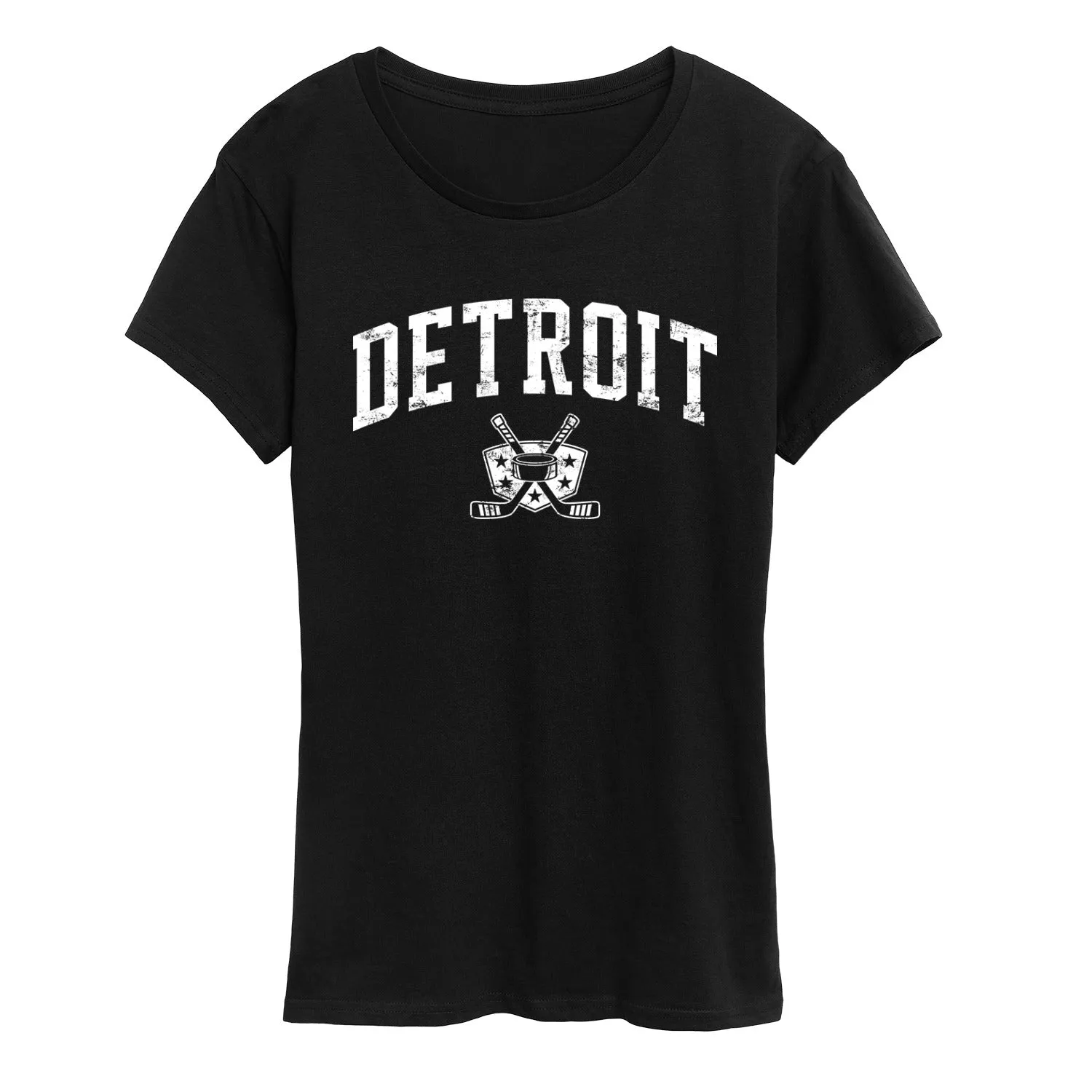Instant Message - Detroit Hockey - Women's Short Sleeve Graphic T-Shirt sold by Zulily product image thumbnail 2
