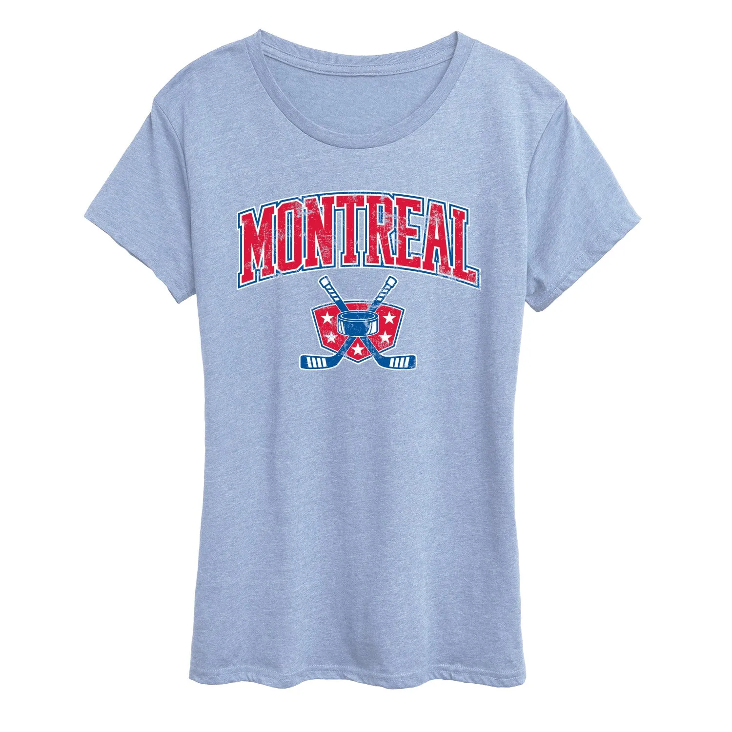 Instant Message - Montreal Hockey - Women's Short Sleeve Graphic T-Shirt sold by Zulily product image thumbnail 3