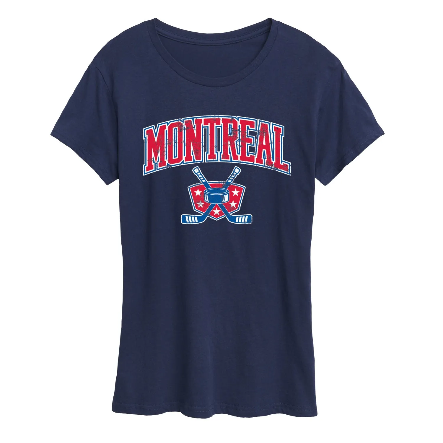 Instant Message - Montreal Hockey - Women's Short Sleeve Graphic T-Shirt sold by Zulily product image thumbnail 5