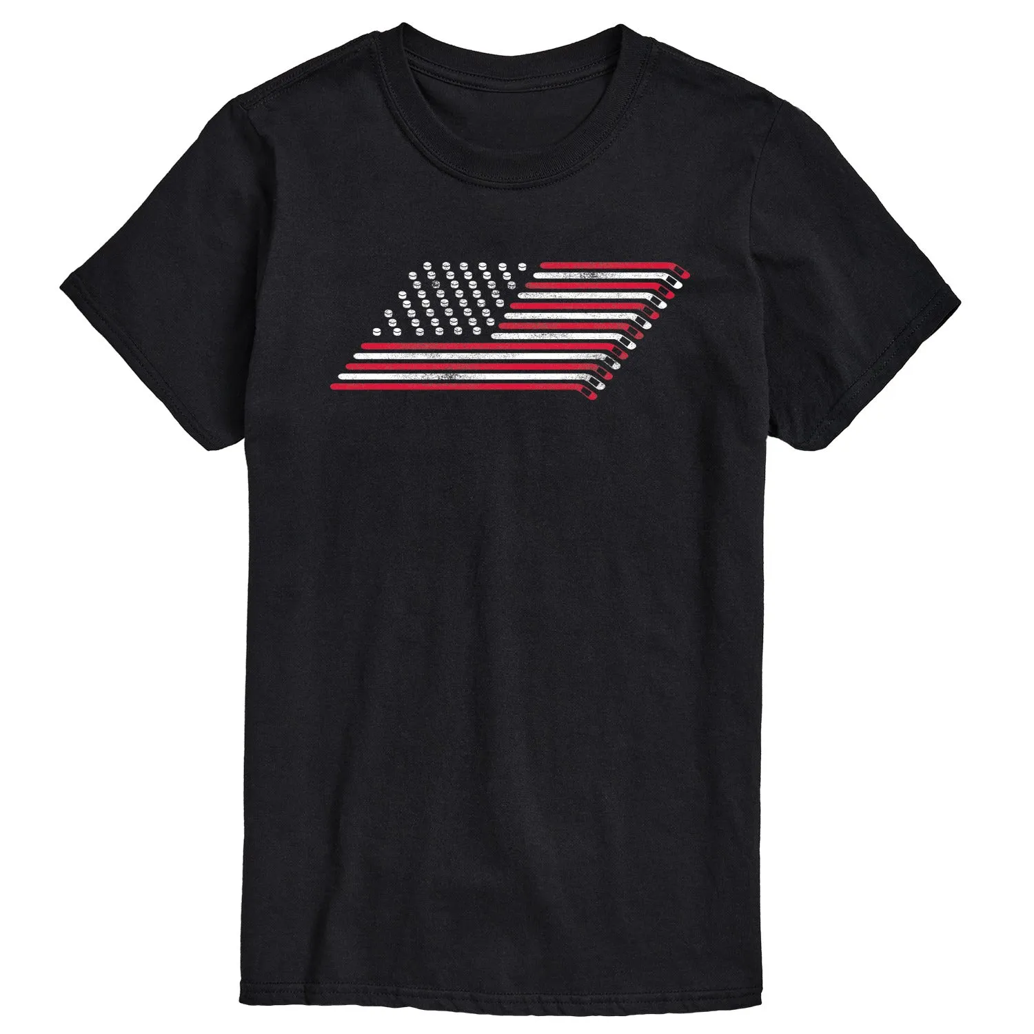 Instant Message - Hockey Flag - Men's Short Sleeve Graphic T-Shirt sold by Zulily product image thumbnail 5