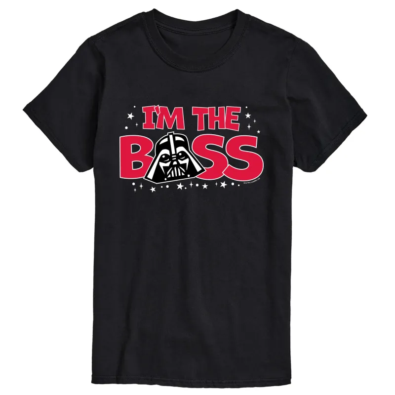 Star Wars - Vader I'm the Boss - Men's Short Sleeve Graphic T-Shirt made by Star Wars
