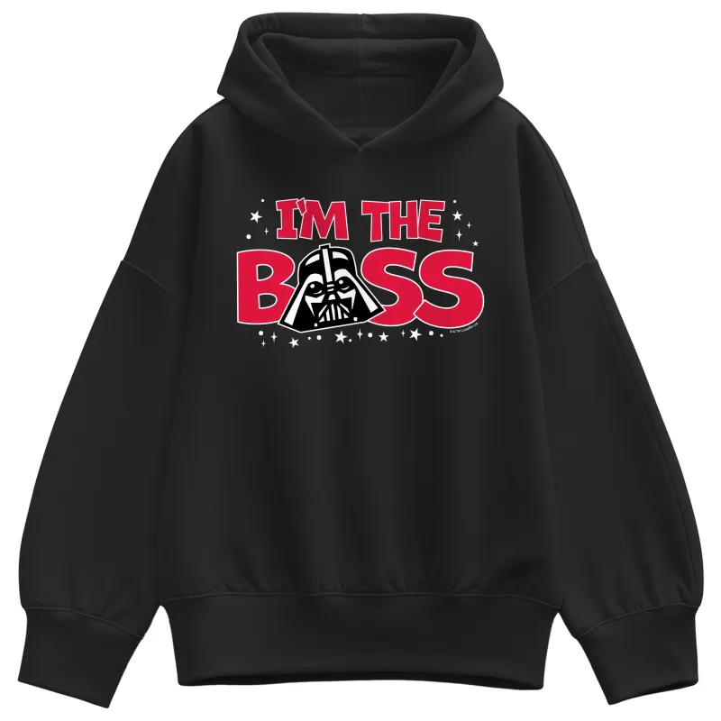 Star Wars - Vader I'm the Boss - Women's Oversized Fleece Hoodie Sweatshirt made by Star Wars