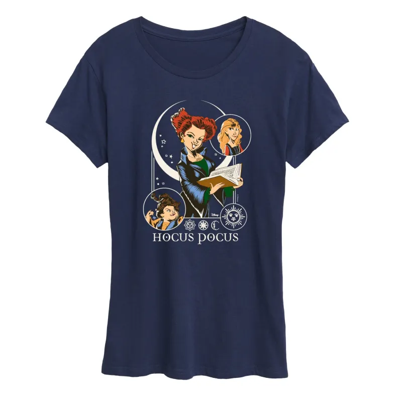 Hocus Pocus - Celestial Art Nouveau - Women's Short Sleeve Graphic T-Shirt made by Zulily
