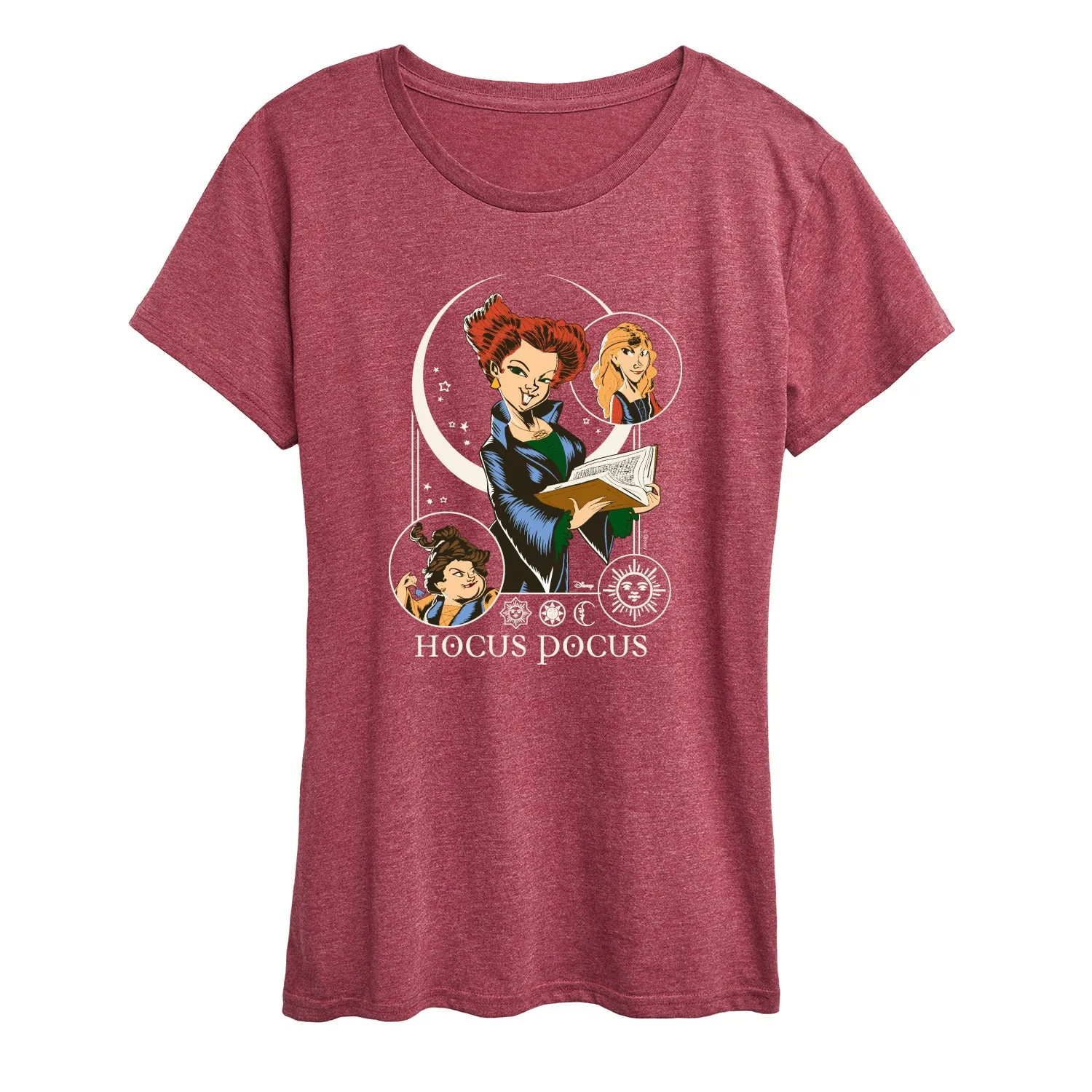 Hocus Pocus - Celestial Art Nouveau - Women's Short Sleeve Graphic T-Shirt sold by Zulily product image thumbnail 2