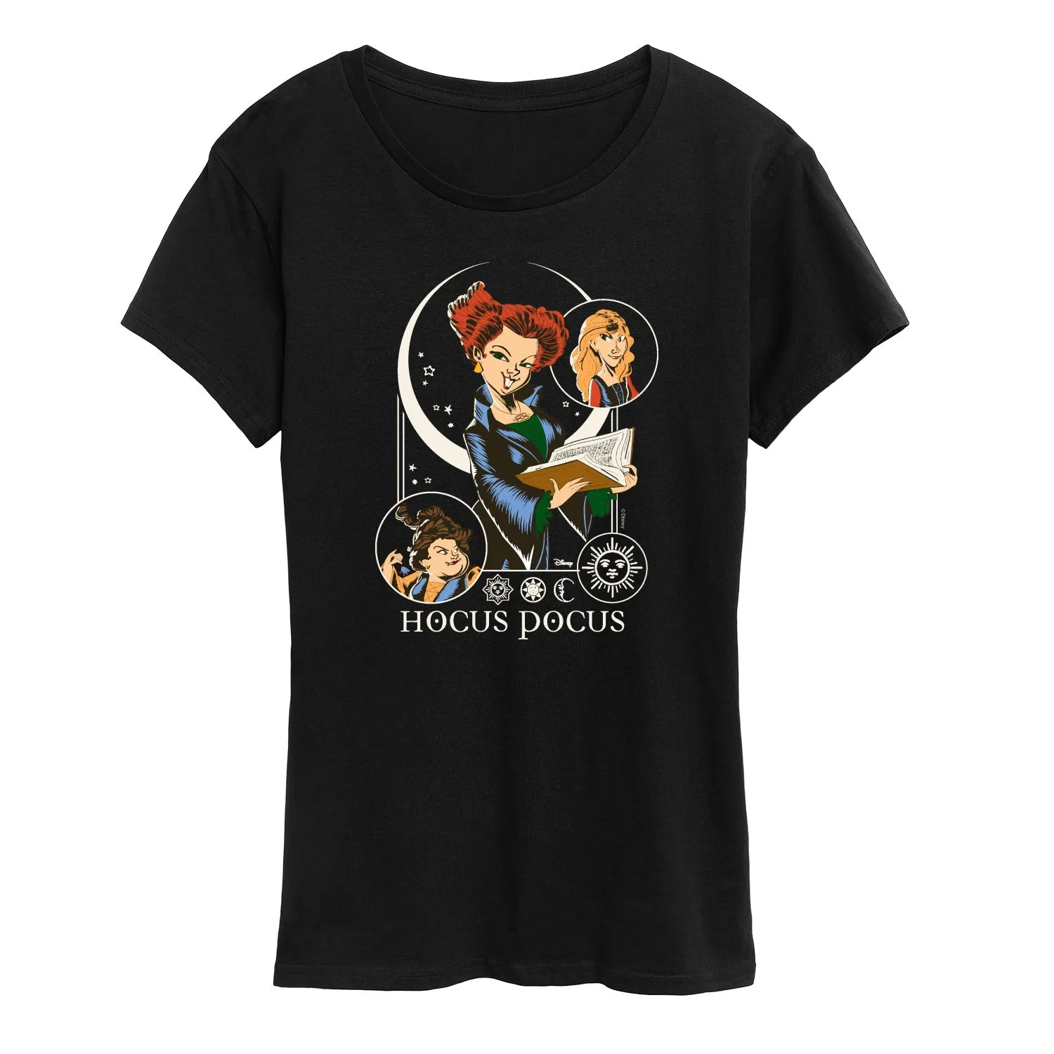 Hocus Pocus - Celestial Art Nouveau - Women's Short Sleeve Graphic T-Shirt sold by Zulily product image thumbnail 3