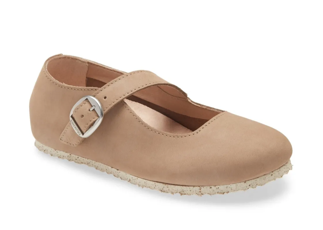 Birkenstock Tracy Nubuck Leather Sand sold by Zulily