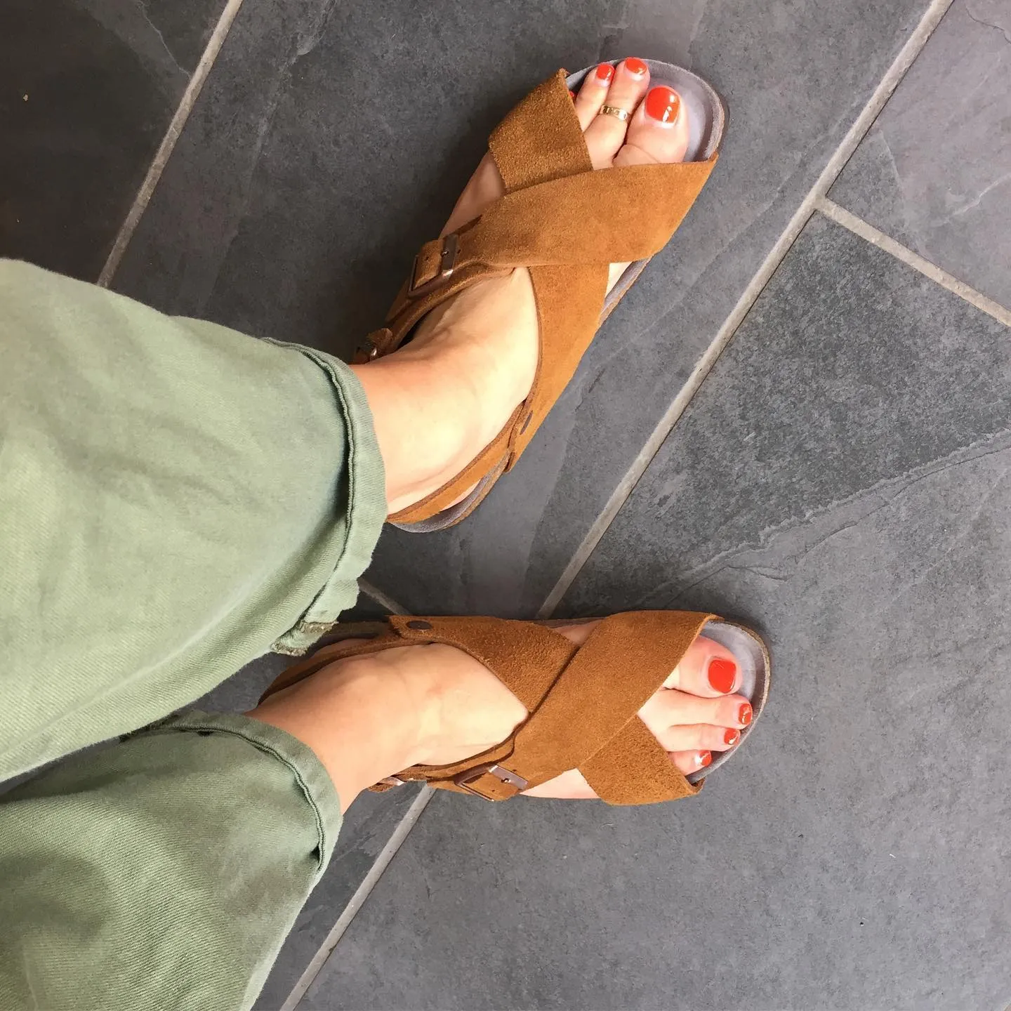 Birkenstock Tulum Soft FootBed Suede Leather Mink sold by Zulily product image thumbnail 3