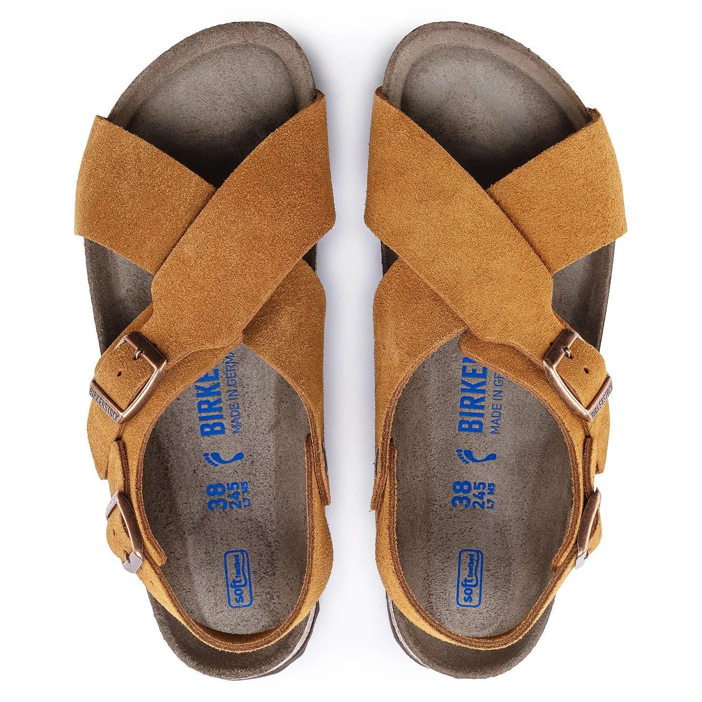 Birkenstock Tulum Soft FootBed Suede Leather Mink sold by Zulily product image thumbnail 2