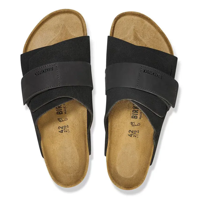 Birkenstock Kyoto Nubuck/Suede Leather Black sold by Zulily product image thumbnail 5