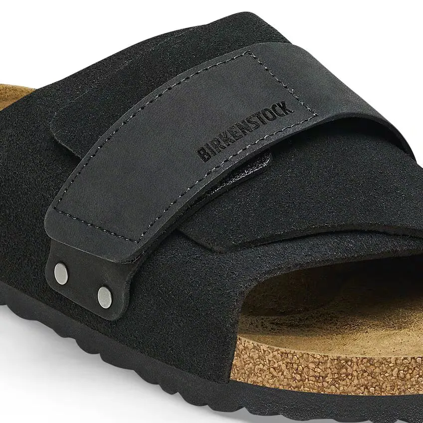 Birkenstock Kyoto Nubuck/Suede Leather Black sold by Zulily product image thumbnail 2