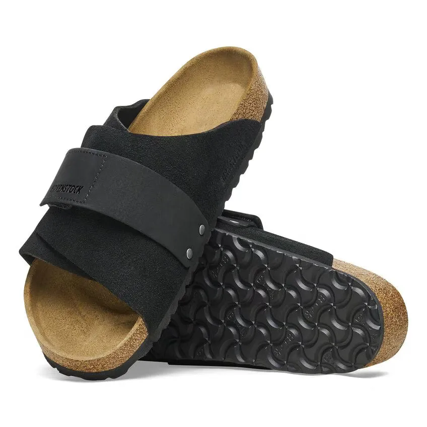 Birkenstock Kyoto Nubuck/Suede Leather Black sold by Zulily product image thumbnail 3