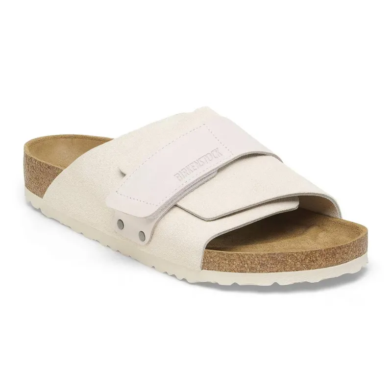 Birkenstock Unisex Kyoto Nubuck Leather Antique White sold by Zulily
