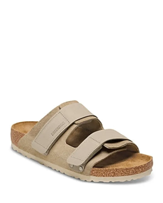 Birkenstock Unisex Uji Nubuck Leather Taupe made by Birkenstock