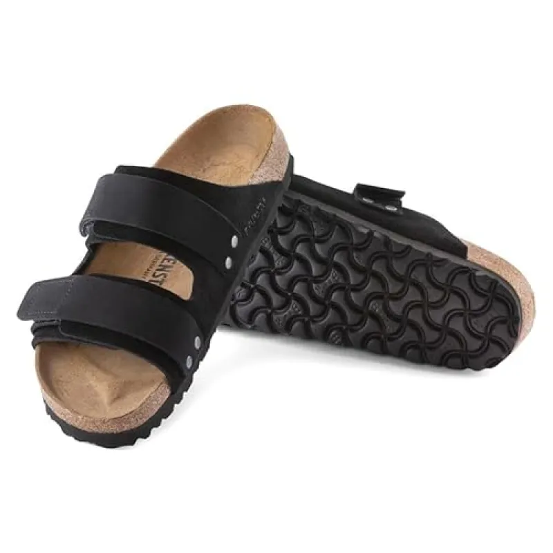 Birkenstock Unisex Uji Nubuck Leather Black sold by Zulily