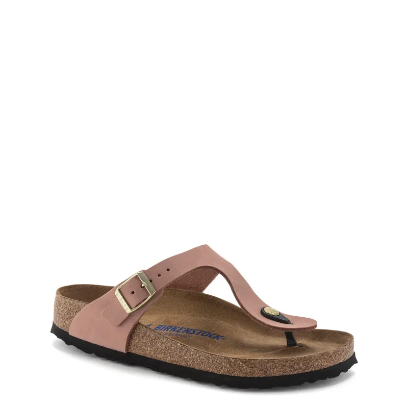 Birkenstock Unisex Gizeh Bs Nubuk Leather SF Old Rose sold by Zulily