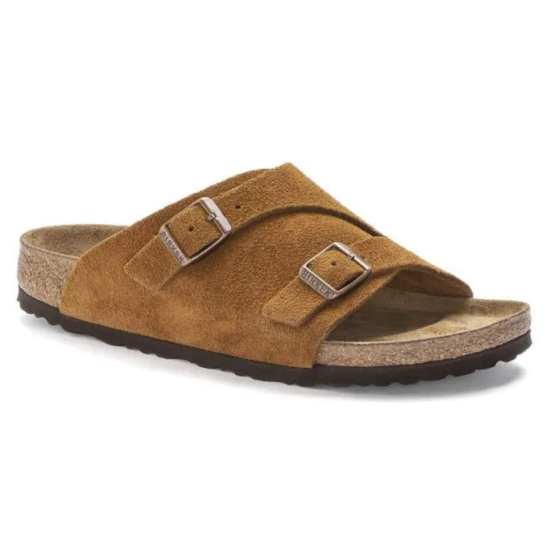 Birkenstock Unisex Zurich Suede Leather Mink sold by Zulily