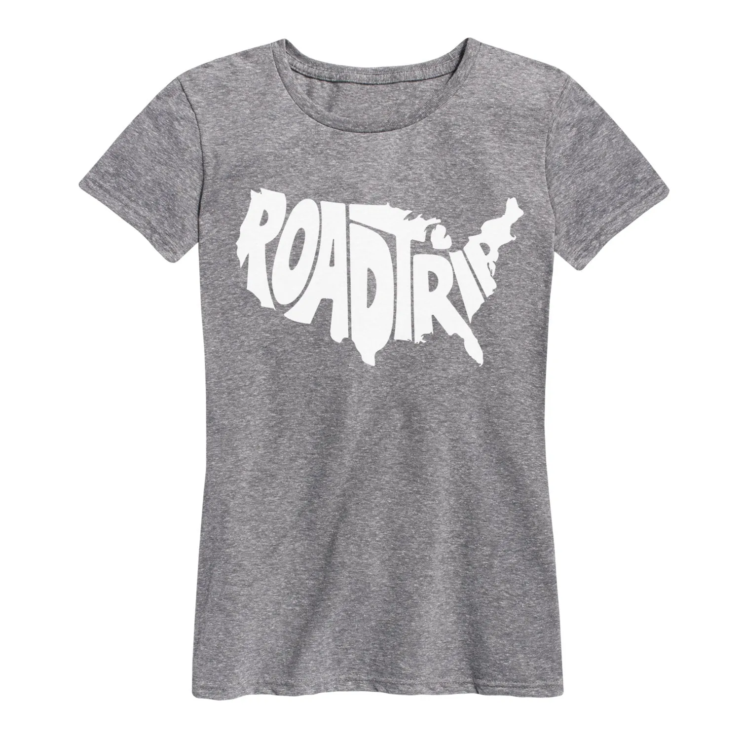 Instant Message - Road Trip US Map - Women's Short Sleeve Graphic T-Shirt sold by Zulily product image thumbnail 2