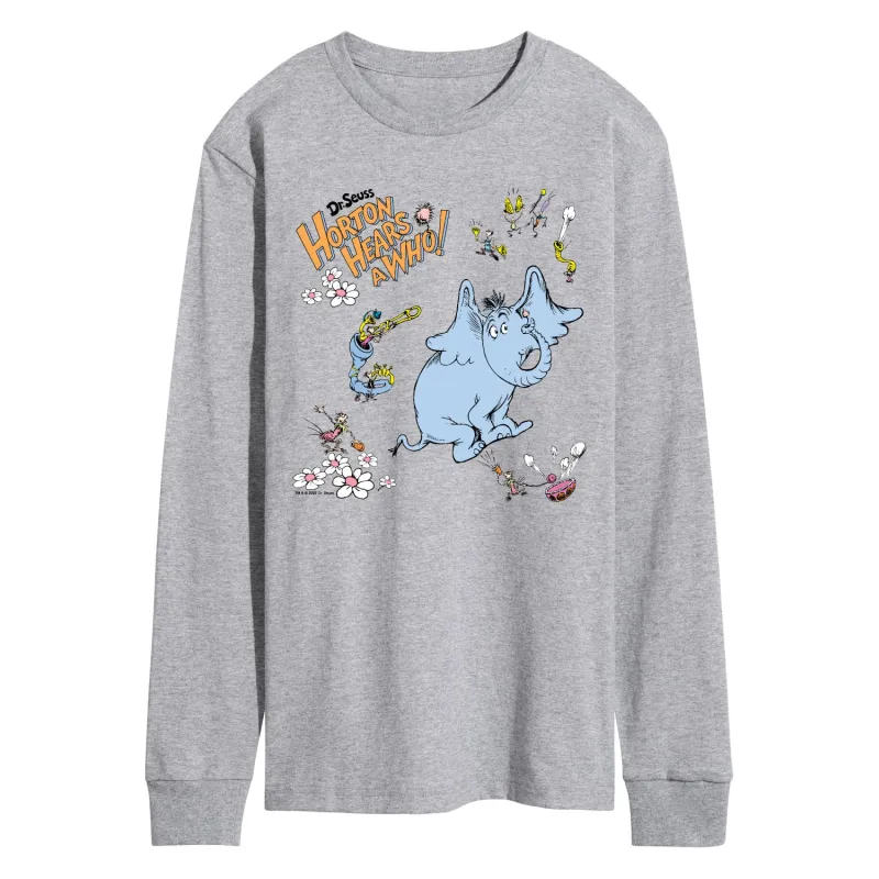 Horton Hears a Who - Horton Icons - Men's Long Sleeve Graphic T-Shirt made by Zulily