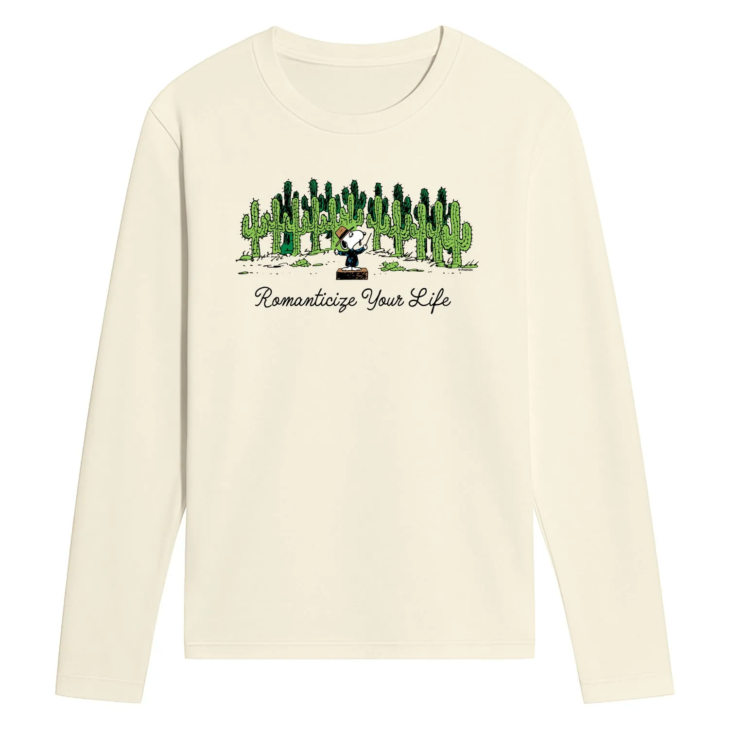 Peanuts - Romanticize Life - Men's Long Sleeve Graphic T-Shirt sold by Zulily product image thumbnail 3