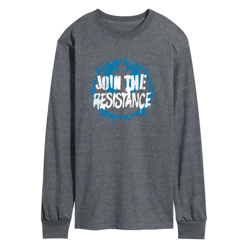 Star Wars - Join The Resistance - Men's Long Sleeve Graphic T-Shirt sold by Zulily