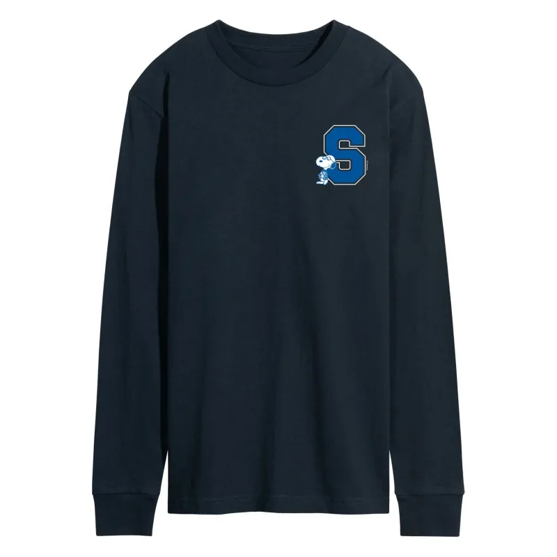 Peanuts - Snoopy School - Men's Long Sleeve Graphic T-Shirt sold by Zulily