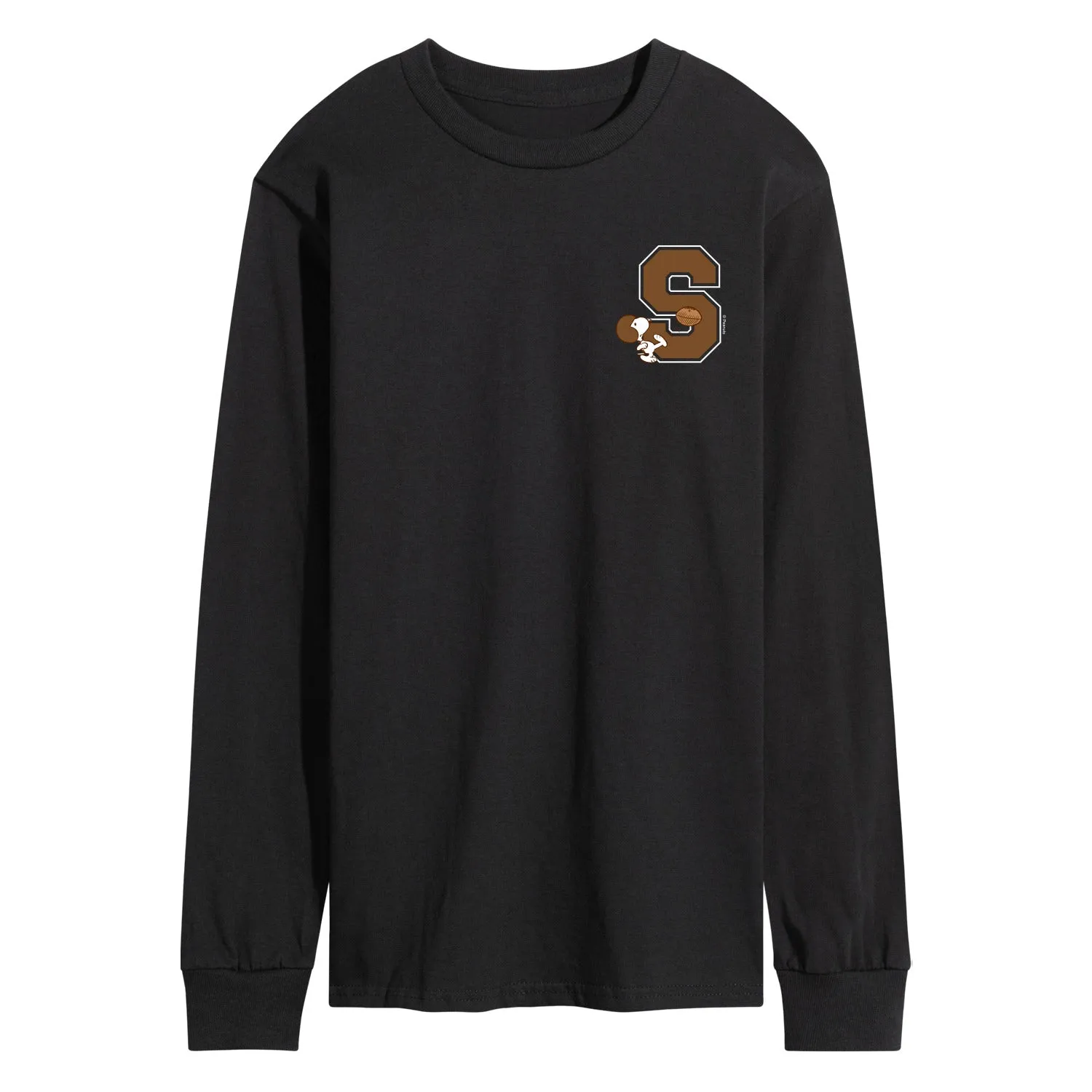 Peanuts - Snoopy School Football - Men's Long Sleeve Graphic T-Shirt sold by Zulily product image thumbnail 2
