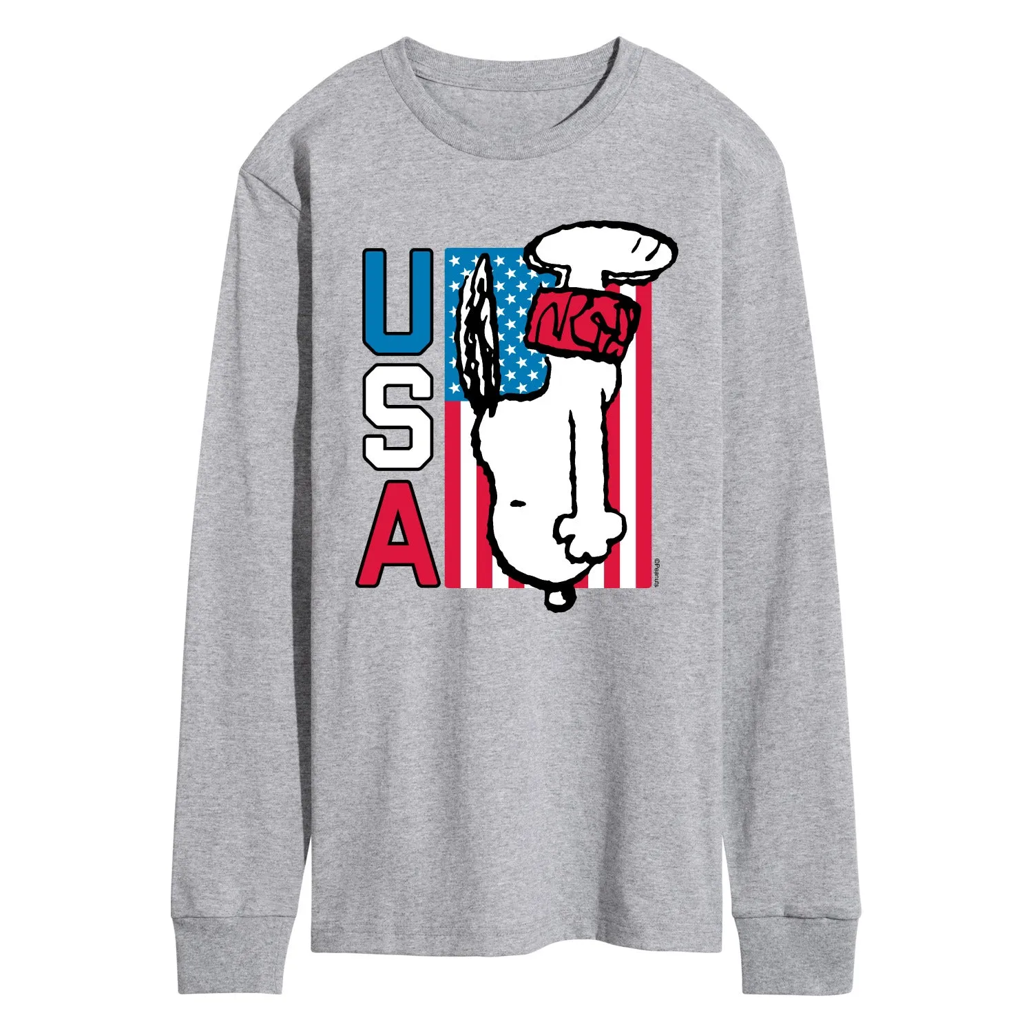 Peanuts - USA Diving - Men's Long Sleeve Graphic T-Shirt sold by Zulily
