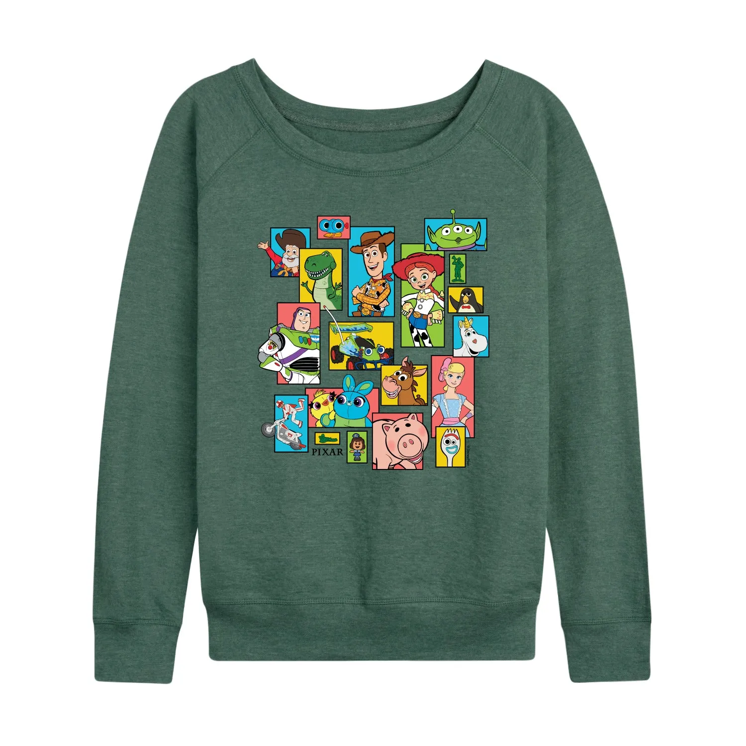 Toy Story 4 - Buzz, Woody, And Friends - Women's French Terry Long Sleeve Pullover sold by Zulily product image thumbnail 2