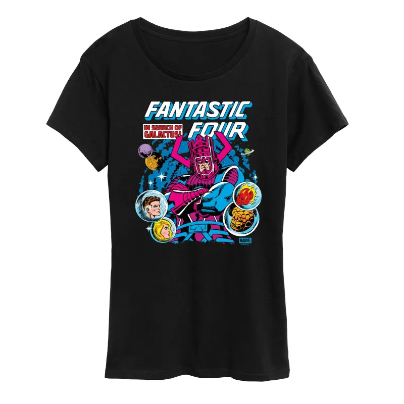 Marvel - Fantastic 4 Galactus Comic Cover - Women's Short Sleeve Graphic T-Shirt made by Marvel