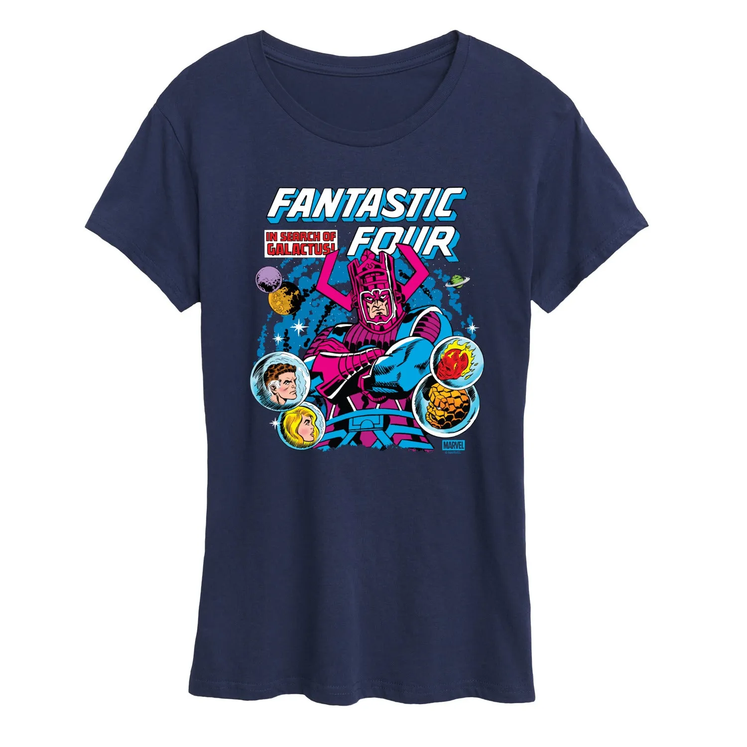 Marvel - Fantastic 4 Galactus Comic Cover - Women's Short Sleeve Graphic T-Shirt sold by Zulily product image thumbnail 3